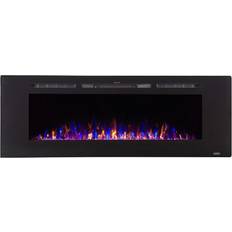Fireplaces Sideline Collection 80011 60" Electric Fireplace with Dual Mode Remote Control for Heat and Flame in