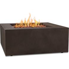 Real Flame Baltic 36.5 Square Natural Gas Fire Table in Kodiak Brown