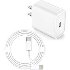 Iphone 11 fast charger iPhone Fast Charger USB C Fast Charger 20W PD Fast Adapter Type C Power Wall Charger with Cable Compatible iPhone 12/12 Mini/12Pro/12 Pro Max/11/11 Pro Max/Xs Max/XR/X iPad