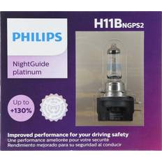 Philips H11B NightGuide Platinum Headlight Bulbs (Pair)