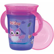 Nuby Becher Nuby drikkekop 360Â° Wonder kop 240 ml grøn Lilla