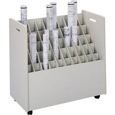 SAFCO Mobile Roll File, 50 Compartments, 2