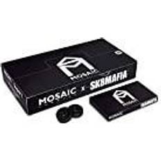MOSAIC COMPANY Super 1 Sk8Mafia x Mosaic Bearings ABEC 7 608RS skateboard tillbehör för vuxna, unisex, svart (svart) en storlek