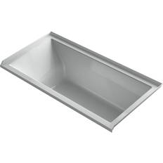 Gray Corner Bathtubs Kohler Underscore Collection K-1121-R-95