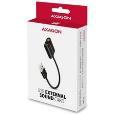 Soundkarte Axagon ADA-12 USB 2.0, Mini-Adapter, Kabellänge
