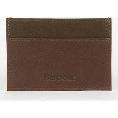 Barbour Padbury Leather Card Holder - Dark Brown 1