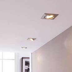 Lindby Spotlights Lindby LED recessed lights, chrome Spotlight