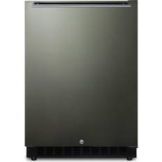 Black Integrated Refrigerators Summit AL54KSHH 24 Fingerprint Black