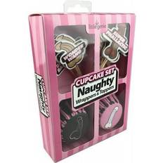 Set Naughty Wrappers Toppers Cake Decoration