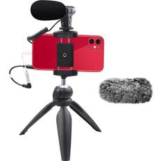 Movo LV1 Lavalier Lapel Clip-on Omnidirectional Condenser Microphone with  Headphone Monitoring for DSLR Cameras, Camcorders, iPhone and Android