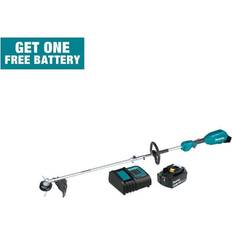 Makita Battery Multi-tools Makita 18V LXT Lithium-Ion Brushless Cordless Couple Shaft Power Head Kit w/13 in. String Trimmer Attachment (4.0Ah)