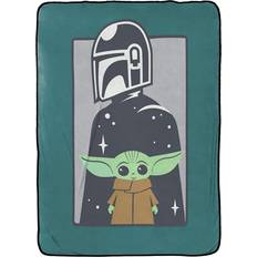 Star wars blanket Star Wars The Mandalorian The Curious Child Throw Blanket