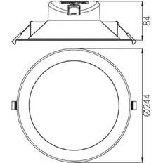 Deko Light 565332 Acrux LED-indbygningslys Ambientebeleuchtung