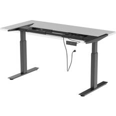 Sit stand desk frame Monoprice Height Adjustable Dual Motor Sit-Stand Desk