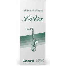 Munnstykker til blåseinstrument D'Addario La Voz Tenor Saxophone Reeds Medium 5 Pack