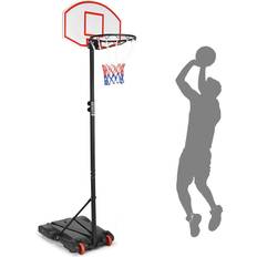 Outdoors Basketball Stands Costway Basketball Hoop Stand Net Goal With Wheels