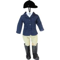 Dolls & Doll Houses on sale Teamson Kids Sophia's 18" Doll Navy Jacket Riding Outfit, Black Tall Classic