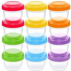 Basicwise Snack Plastic Bpa-free Reusable Food Storage Container Set with  Lid in the Food Storage Containers department at
