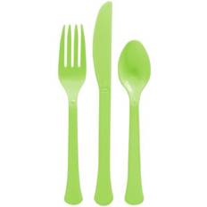 Amscan Boxed Heavy Weight Cutlery Assortment in Kiwi Green MichaelsÂ Kiwi Green One Size