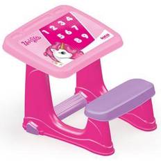 Activity Tables on sale Dolu Smart Study Craft Desk For Kids 2 with Seat & Footrest Pink Unicorn Theme