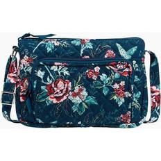 Vera Bradley RFID Little Hipster Crossbody Bags Women Toile Blue/Pink