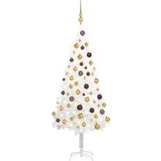 vidaXL LEDs&Ball Set Christmas Tree 47.2"