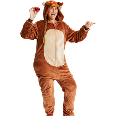 L - Unisex Jumpsuits & Overaller Jule Sweaters Rudolf's Jumpsuit Unisex - Brown