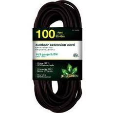 Electrical Cables GoGreen Power, GG-13800BK, 100 Ft Extension Cord Black