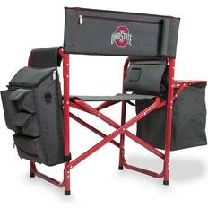 Cooler Bags Picnic Time Officially Licensed NCAA Ohio State Buckeyes Backpack Chair w/Cooler