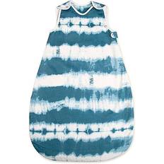 Crane Baby Caspian Wearable Blanket In Blue Tie Dye Blue/white white 0-9 Months