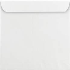Jam Paper 11.5" x 11.5" Large Square Invitation Envelopes, White, 25/Pack (3992321) White