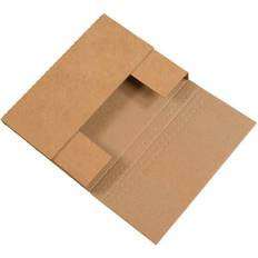 Corrugated Boxes Office Depot Quill 9 1/2 x 6 1/2 x 2 Easy-Fold Mailers, Kraft, 50/Bundle (M962BFK)