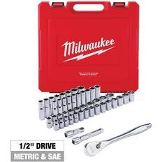 Hand Tools Milwaukee Drive SAE/Metric Ratchet Mechanics Set