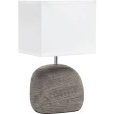 Lighting Simple Designs 12.51 Grayish Brown Bedrock Table Lamp