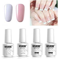 Gift Boxes & Sets Vishine Gel Polish French Manicure Kit Top Base Coat Gel