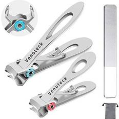 2 Pack Toe Nail Clippers for Seniors Thick Nails, Toenail Clippers