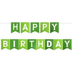 Green Birthday Banner For Birthday Banner Party Supplies Decoration