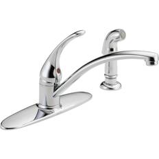 Sink Mounted Kitchen Faucets Delta Foundations (B4410LF) Stainless Steel