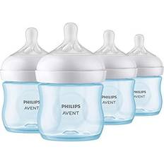 Best Baby Bottle Philips AVENT Natural Baby Bottle with Natural Response Nipple, Blue, 4oz, 4pk, SCY900/24