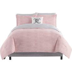 Juicy Couture Wrinkle Resistant Bed Linen Gray, Pink (274.3x259.1)