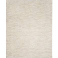 Nourison Essentials Solid Contemporary Ivory White, Beige