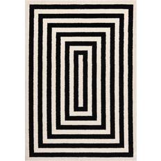 Carpets & Rugs Contemporary Ivory Black