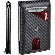 Money clip wallet for men SUAVELL Slim Wallets for Men. RFID Money Clip Wallet Slim Wallet Credit Wallet