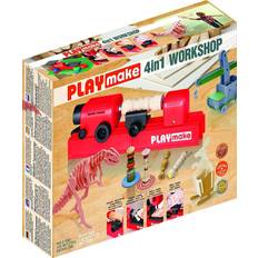 Toy Tools PLAYmake 4 in 1 Workshop Arts & Crafts for Ages 6 to 10 Fat Brain Toys