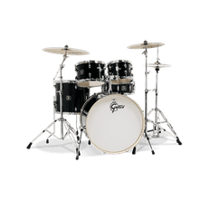 Gretsch Drum Kits Gretsch Energy 5-Piece Drum Set w/Hardware and Zildjian Cymbals (Black)