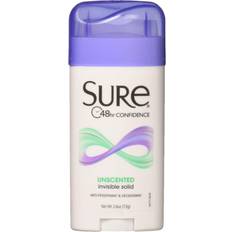 Sure Deodorants Sure Anti-Perspirant Deodorant Invisible Solid Unscented, Unscented 2.6