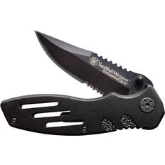 Hunting Knives Smith & Wesson Extreme Ops SWA24S 7.1in S.S. 3.1in Serrated Clip Point Blade Tactical, Survival EDC Hunting Knife