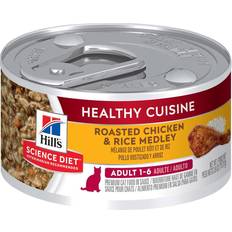 Hill's Healthy Cuisine Roasted Chicken & Rice Medley Canned Cat Food 24x79.38g