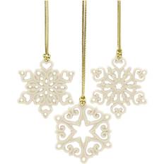 Holiday Lane Mini Plastic Snowflake Pattern Ornaments, Set of 8, Created  for Macy's