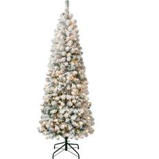National Tree Company Acacia White Christmas Tree 70.8"